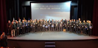 La Policia Local de Sant Feliu celebra la seva festa anual amb un increment de la plantilla i 21.000 serveis en un any Policia local de Sant Feliu