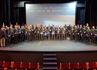 La Policia Local de Sant Feliu celebra la seva festa anual amb un increment de la plantilla i 21.000 serveis en un any Policia local de Sant Feliu