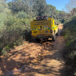 Alcaldes i gestors forestals de les Gavarres alerten que el mal estat dels accessos pot impedir el pas als Bombers