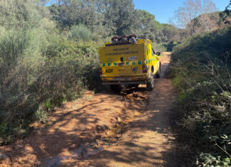 Alcaldes i gestors forestals de les Gavarres alerten que el mal estat dels accessos pot impedir el pas als Bombers