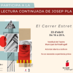 privat:-palafrugell-convida-la-ciutadania-a-participar-en-la-lectura-continuada-de-josep-pla-per-sant-jordi