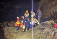 Rescaten una persona a Palamós que havia caigut a les roques de la Fosca Salvament accidentat Palamós