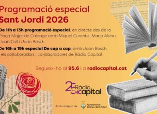 Ràdio Capital celebrarà Sant Jordi amb una programació especial des de Calonge