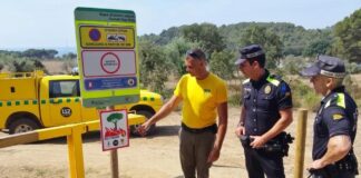 Palamós tanca des d’aquest divendres l’accés de vehicles al camí de cala Estreta fins a final d’estiu tancament accessos palamós