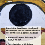 privat:-nova-exposicio-dels-tallers-d’historia-a-la-casa-dels-jardins-del-monestir,-centrada-en-el-periode-medieval
