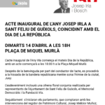 privat:-acte-inaugural-de-l’any-josep-irla-a-sant-feliu-de-guixols,-coincidint-amb-el-dia-de-la-republica 