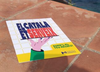 Palafrugell se suma a una campanya per reforçar l’ús del català en bars i restaurants El català et serveix_Calella_a prop