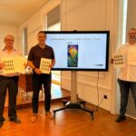 L’associació Filatèlica i de Col·leccionisme de Sant Feliu presenta dos segells dedicats a Gaudí i a Josep Irla Presentació segell associació filatèlica sant feliu