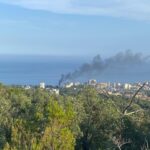 Els Bombers controlen un incendi en un hotel de Platja d’Aro Bombers incendi platja d'aro