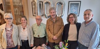 El palamosí Manuel Martínez celebra el seu centenari Palamós centenari Manuel