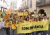 Prop de 800 persones es manifesten a Girona per reclamar més recursos per a l’educació de 0 a 3 anys