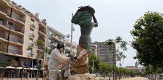 Palamós restaura l’escultura “Homenatge a la gent de Mar” del passeig del Mar privat:-s’inicia-el-proces-per-a-la-restauracio-de-l’emblematica-escultura-“homenatge-a-la-gent-de-mar”,-situada-al-passeig-del-mar