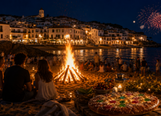 L’origen de la revetlla de Sant Joan: una nit de foc entre el solstici i la tradició Revetlla de Sant Joan . Imatge generada amb IA