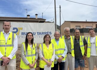 Paneque destaca que les obres a les carreteres del Baix Ter permeten avançar en seguretat viària