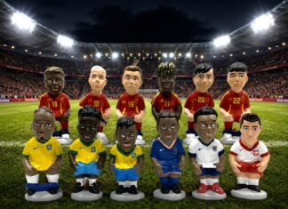 Caganer.com crea una col·lecció de futbolistes per celebrar el Mundial de futbol de 2026