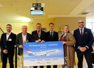 L’Aeroport de Girona Costa Brava estrena la primera connexió regular amb Luxemburg