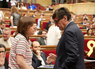 El Govern defensa que no té responsabilitats en l’origen de l’incendi de les Gavarres: «Prou teories de la conspiració»
