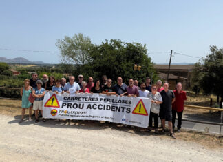 Veïns i alcaldes del Baix Ter demanen a Territori que es creï una comissió de seguiment per la millora de les carreteres alcaldes baix ter carreteres