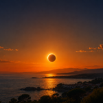 On veure el gran eclipsi de Sol del 12 d’agost: els millors indrets de l’Empordà i les zones de Catalunya on serà total Simulació eclipsi de sol