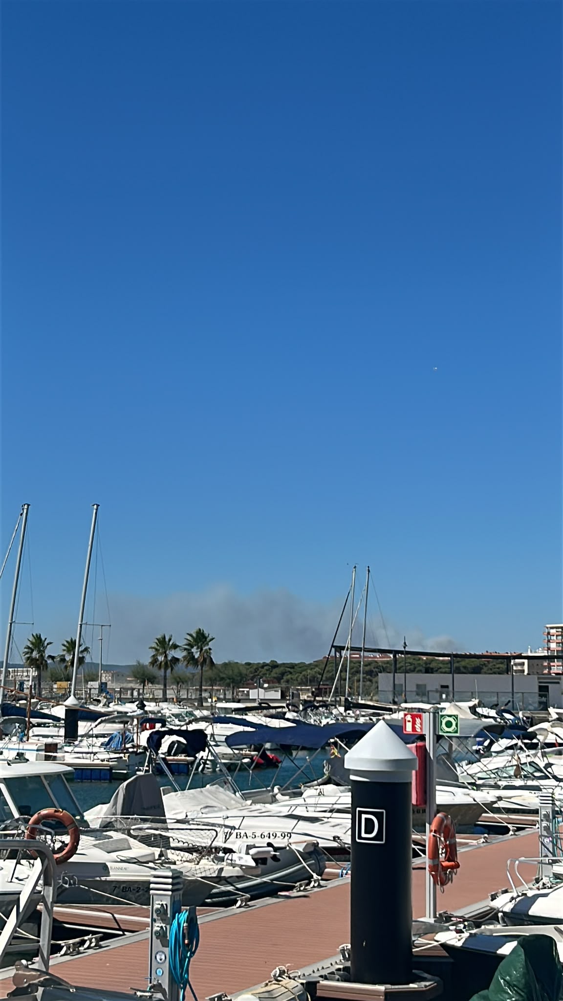 Incendi vist des de l'Estartit