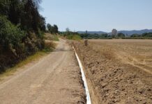 La Bisbal acaba la canonada provisional per reforçar el subministrament d’aigua Canonades Bisbal aigua