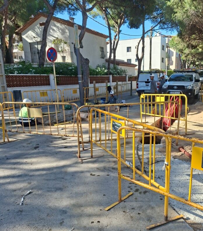 Reforma carrers Platja d'Aro llum Endesa