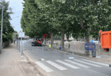 La Bisbal d’Empordà rebaixa el paviment del passeig Muriel Casals per evitar inundacions a la biblioteca