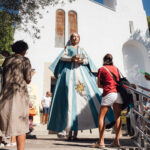 Llafranc recupera una tradició de més de cent anys amb l’estrena de la nova geganta Rosa