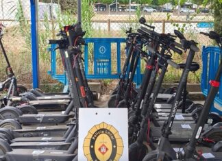 La Policia Local de Palafrugell denuncia i immobilitza una trentena de patinets elèctrics Patinet elèctric Palafrugell